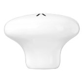 Race auto vlaggen kwekerij keramische knop (Zijkant)