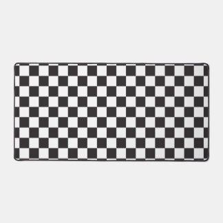 Race auto zwart wit Checker vlag patroon Bureaumat