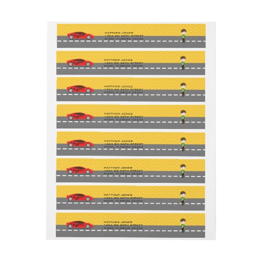 Race-autobestuurder (Vel)