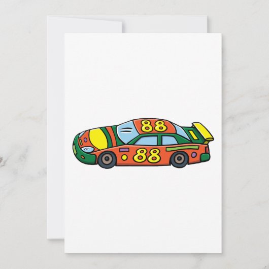 Race-autonummer 88 kaart (Voorkant)