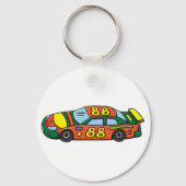 Race-autonummer 88 sleutelhanger (Achterkant)