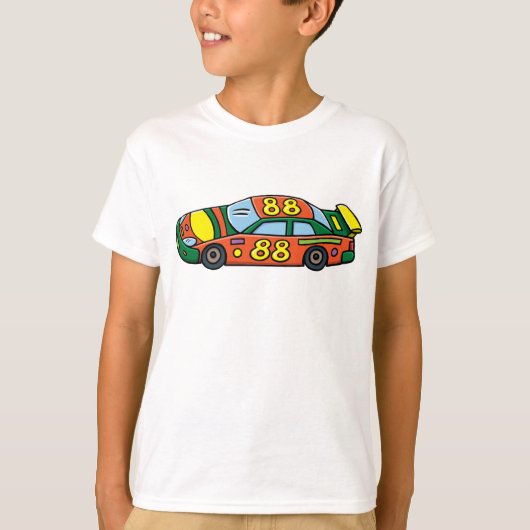Race-autonummer 88 t-shirt (Voorkant)
