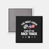 Race Autorace Amerikaanse Onafhankelijkheid Magneet (Voorkant / Achterkant)