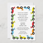 Race-autorijder per geboorte kaart (Voorkant)