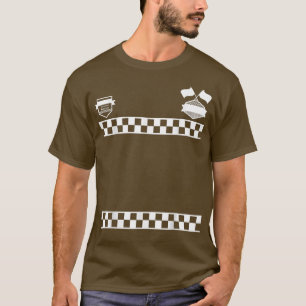 Race-autorijder Racer KidsAdult Halloween-kostuum T-shirt