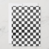 Race-autoverjaardag, autoverjaardag, racewagen-fee kaart (Achterkant)