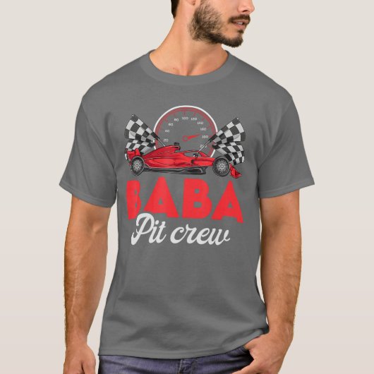 Race Baba Van De Verjaardag Jongen Shirt Baba Pit (Voorkant)