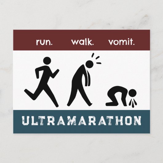 Race Bib of Run. Lopen. Braken. pictogram Briefkaart (Voorkant)