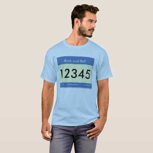  Race Bib-Shirt T-shirt (Voorkant volledig)