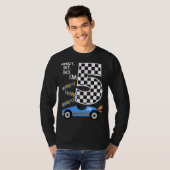 Race Car 5th Birthday Party Racing Car Driver 5 Bi T-shirt (Voorkant volledig)