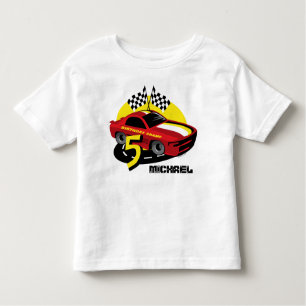Race Car 5th Birthday Shirt