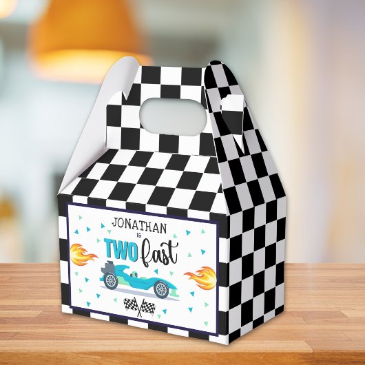 Race Car Birthday 2nd Party for Boys Bedankdoosjes