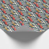 Race Car Birthday Gift Wrap Cadeaupapier (Hoek)