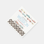 Race Car Birthday Napkins Servet (Hoek)