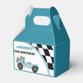 Race Car Birthday Party Bedankdoosjes (Voorkant Zijde)
