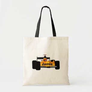 Race Car Birthday Party-cadeautjes personaliseren Tote Bag