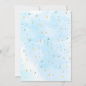 Race Car Birthday Party Kaart (Achterkant)