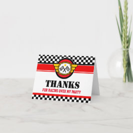 Race Car Birthday Party Kaart