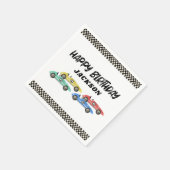 Race Car Birthday Party Servet (Hoek)