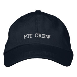Race car birthday Pit Crew  Geborduurde Pet