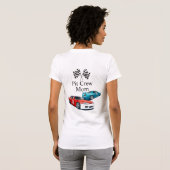 Race Car Birthday, Pit Crew, T-shirt (Achterkant volledig)