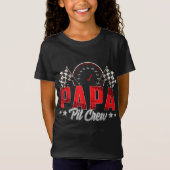 Race Car Birthday Racing Family Papa Pit Cre T-shirt (Voorkant)