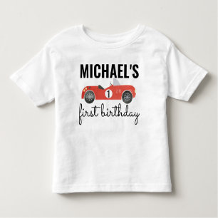 RACE CAR BIRTHDAY T-SHIRT