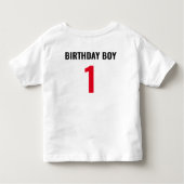 RACE CAR BIRTHDAY T-SHIRT (Achterkant)
