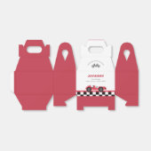 Race Car Boy Birthday Party Bedankdoosjes (Uitgevouwen)