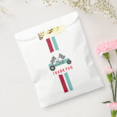 Race Car Boy Party Favor papieren tas Bedankzakje (Gezegeld)