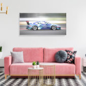 Race Car Canvas Afdruk (Insitu (Woonkamer))