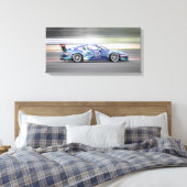 Race Car Canvas Afdruk (Insitu (Slaapkamer))