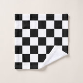 Race Car Checker - Vlaggenontwerpset Bad Handdoek (Wasdoekje)