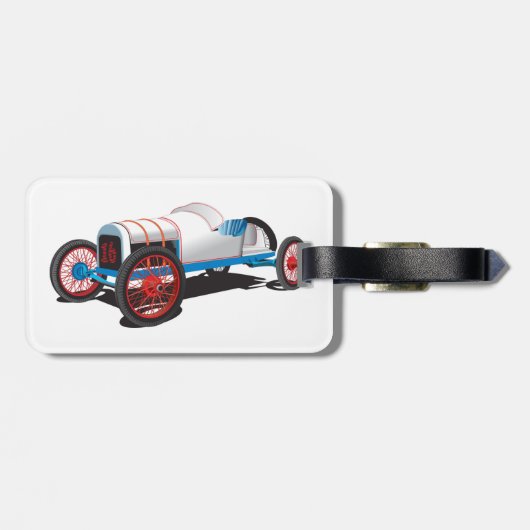  Race Car Classic Auto Bagagelabel (Achterkant horizontaal)