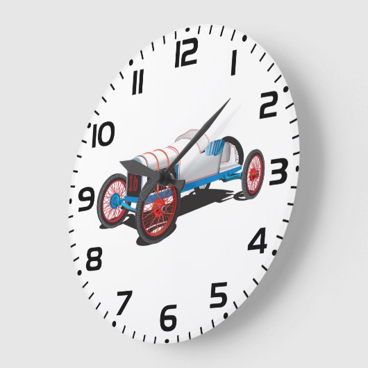  Race Car Classic Auto Grote Klok (Hoek)