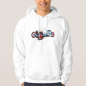  Race Car Classic Auto Hoodie (Voorkant)