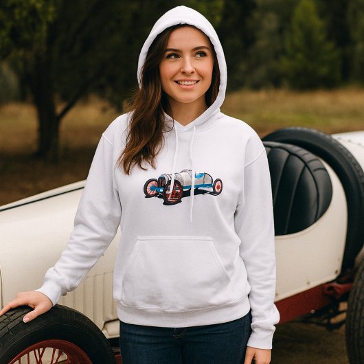  Race Car Classic Auto Hoodie