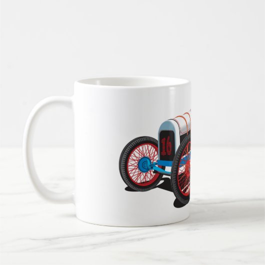 Race Car Classic Auto Koffiemok (Links)