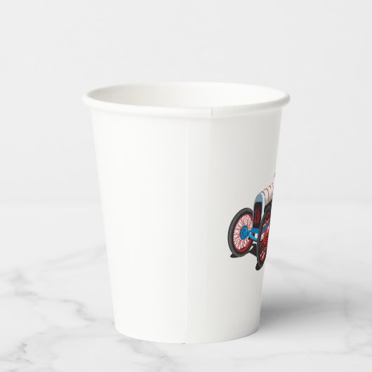 Race Car Classic Auto Papieren Bekers (Rechts)