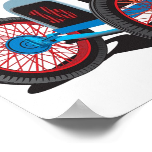  Race Car Classic Auto Poster (Hoek)