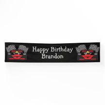 Race Car Design Banner