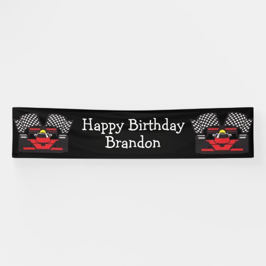 Race Car Design Banner (Horizontaal)