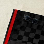 Race Car Design Beach Towel Strandlaken (In situ)
