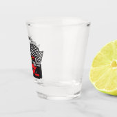 Race Car Design Shot Glass Shot Glas (Rechts)