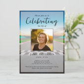 Race Car Driver Celebration of Life, Funeral Photo Kaart (Staand voorkant)