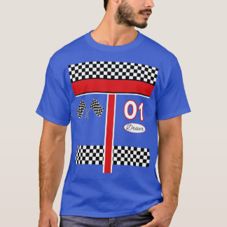Race Car Driver Costume voor Halloween T-shirt