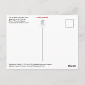 Race Car Driver Joan Newton Cuneo Briefkaart (Achterkant)