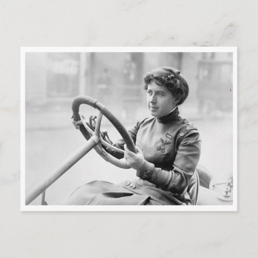 Race Car Driver Joan Newton Cuneo Briefkaart (Voorkant)