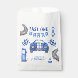 Race Car First Birthday Bedankzakje