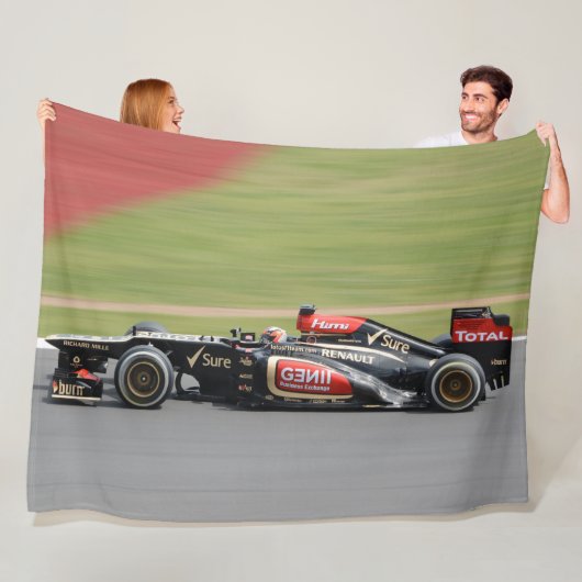 RACE CAR FLEECE DEKEN (In situ)